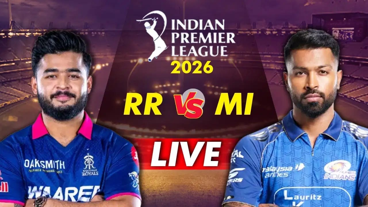 MI vs RR Live Updates, IPL 2026: राजस्थान प्लेऑफचं तिकीट मिळवण्यासाठी सज्ज, मुंबईला पराभूत करणार?