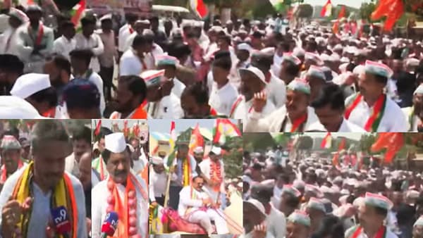 गळ्यात कांद्याच्या माळा... सरकारविरोधात जोरदार घोषणाबाजी... कांद्याच्या दरवाढीसाठी महाविकास आघाडी मैदानात, कुठे कुठे रस्ता रोको?