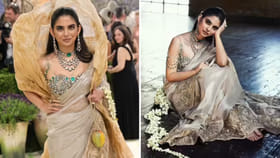 Met Gala 2026मध्ये ईशा अंबानीचा जलवा; 200कोटींच्या ब्लाउजने वेधले लक्ष.