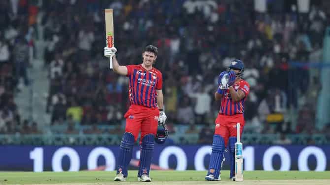 IPL 2026: मिचेल मार्शने 49 चेंडूत ठोकलं शतक, या पर्वातील दहावा शतकवीर