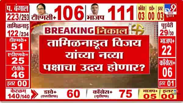 Tamilnadu Vidhansabha Elections Result | तामिळनाडूत विजय यांच्या नव्या पक्षाचा उदय होणार?