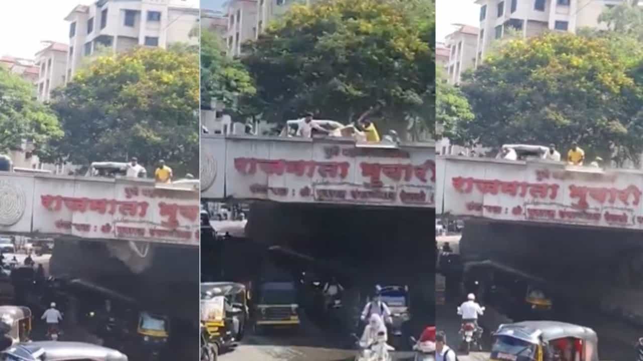 पुण्यात भरदिवसा रिक्षा चालकावर कोयत्याने हल्ला, नवले ब्रिजवर थरार