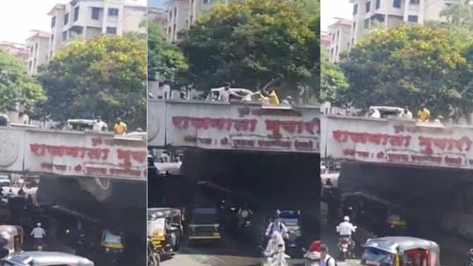 पुण्यात भरदिवसा रिक्षा चालकावर कोयत्याने हल्ला, नवले ब्रिजवर थरार