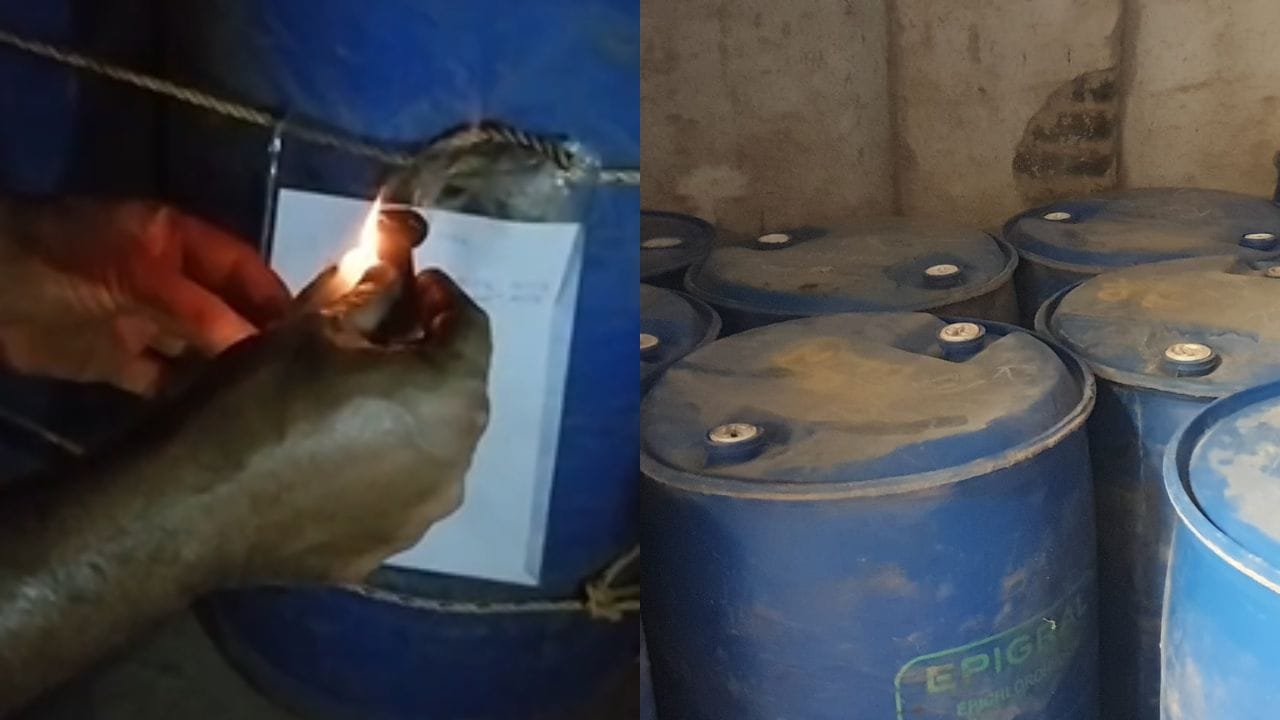 15 बळी घेणाऱ्या दारूसाठीचं मिथेनॉल भिवंडीतून आणलं... तुकाराम मुंढेंच्या टीमची धडक कारवाई; कंपनीवर थेट छापा 15 बळी घेणाऱ्या दारूसाठीचं मिथेनॉल भिवंडीतून आणलं... तुकाराम मुंढेंच्या टीमची धडक कारवाई; कंपनीवर थेट छापा