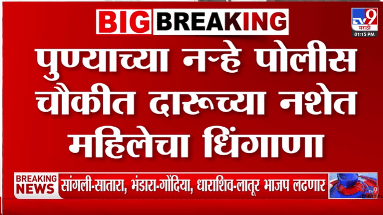 Video | मद्यधुंद नशेतील महिलेचा पोलिस ठाण्यातच धिंगाणा, थेट शिवीगाळ करत... Video | मद्यधुंद नशेतील महिलेचा पोलिस ठाण्यातच धिंगाणा, थेट शिवीगाळ करत...