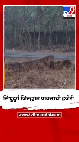 सिंधुदुर्ग जिल्ह्यात पावसाची हजेरी