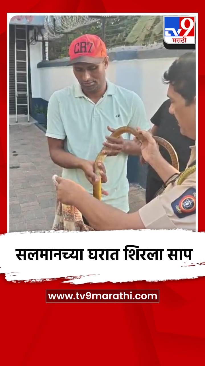 सलमान खानच्या घरात साप