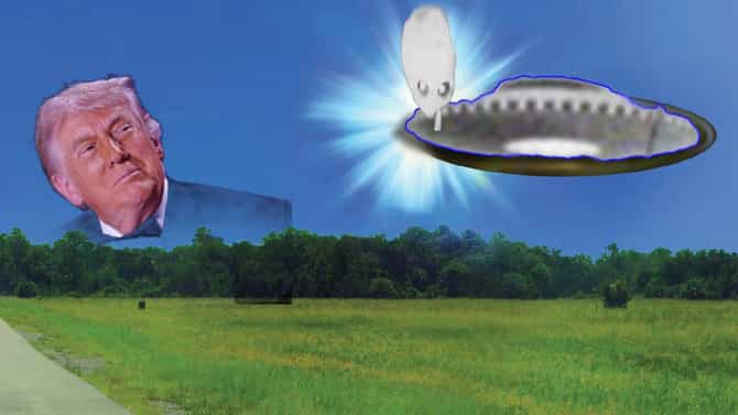 UFO-Alien: चमकदार गोलचकती... कित्येक किलोमीटरच्या पाठलागाचा थरार...एलियन खरंच असतात? ट्रम्प यांचा दाव्याने जग....