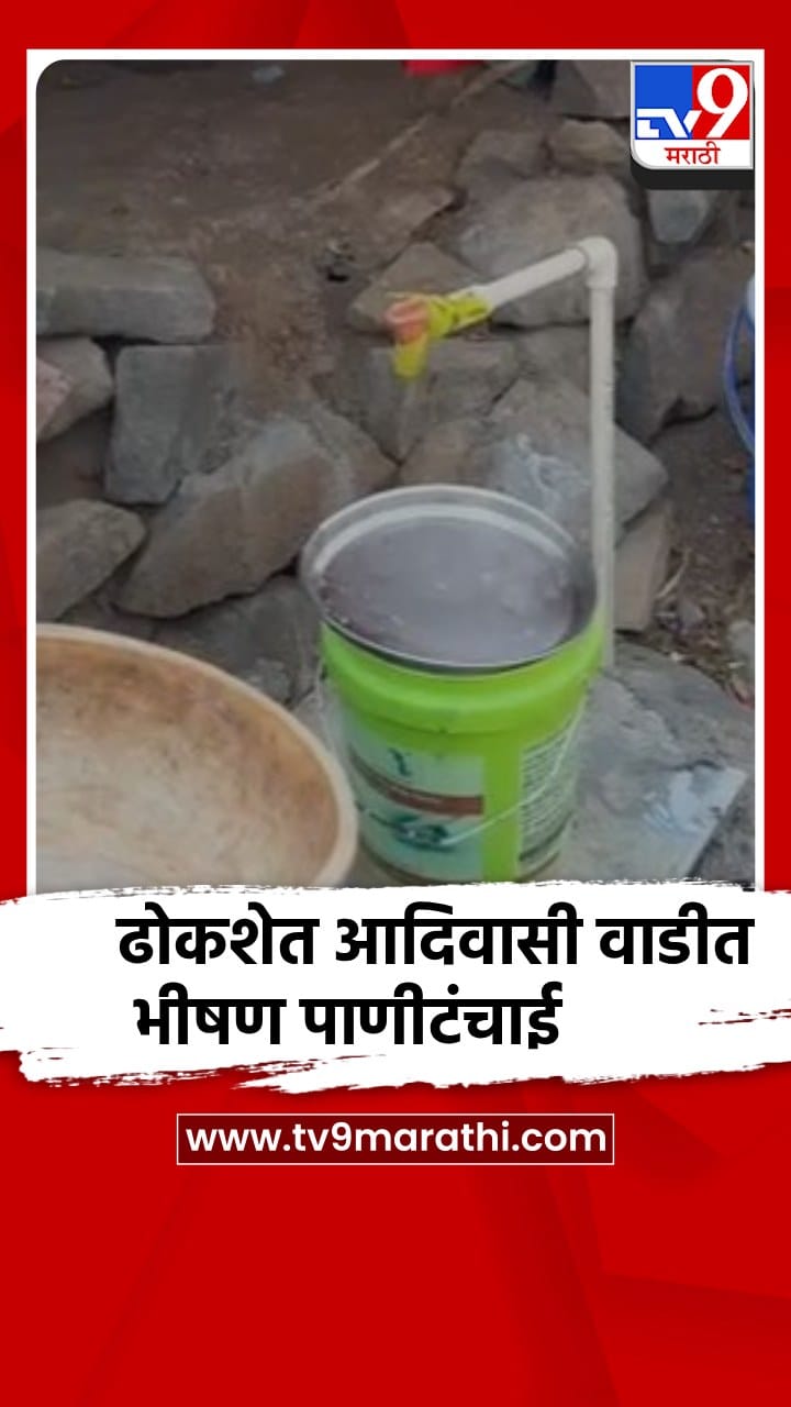 रायगड : सुधागड तालुक्यात ढोकशेत आदिवासी वाडीत पाणीटंचाई