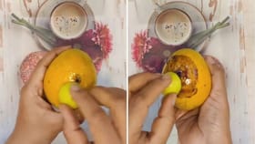 आंबा खाण्याआधी हा व्हिडीओ पाहा, लिंबाचा तुकडा भेसळ उघडकीस आणणार