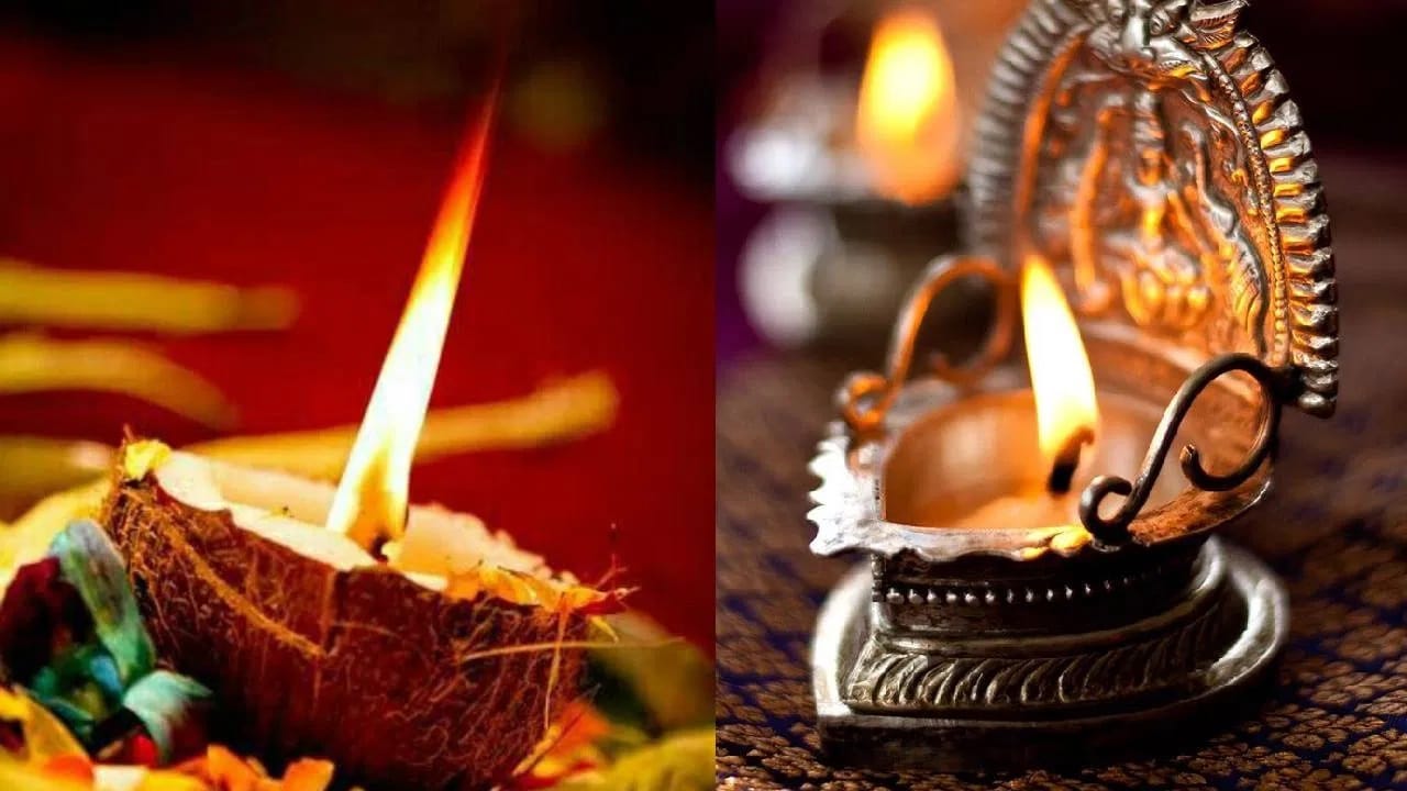 घरात एकदा तरी देवासाठी खोबरेल तेलाचा दिवा लावताय? फायदे जाणून व्हाल थक्क…