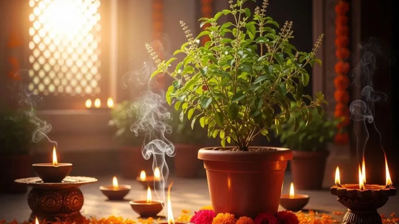 शास्त्रानुसार सूर्यास्तानंतर तुळशीला स्पर्श करणे किंवा तिची पाने तोडणे निषिद्ध मानले जाते. संध्याकाळी दिवा लावल्यानंतर तुळशीला प्रदक्षिणा घालणे शुभ असते.