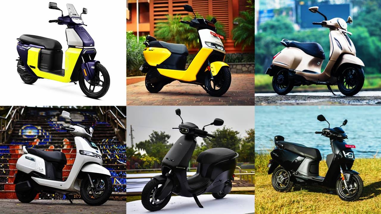 EV Scooter: पेट्रोलच्या किंमतींनी हैराण...पंपाकडे ढुंकूनही पाहू नका... या टॉप इलेक्ट्रिक स्कूटर वापरा EV Scooter: पेट्रोलच्या किंमतींनी हैराण...पंपाकडे ढुंकूनही पाहू नका... या टॉप इलेक्ट्रिक स्कूटर वापरा