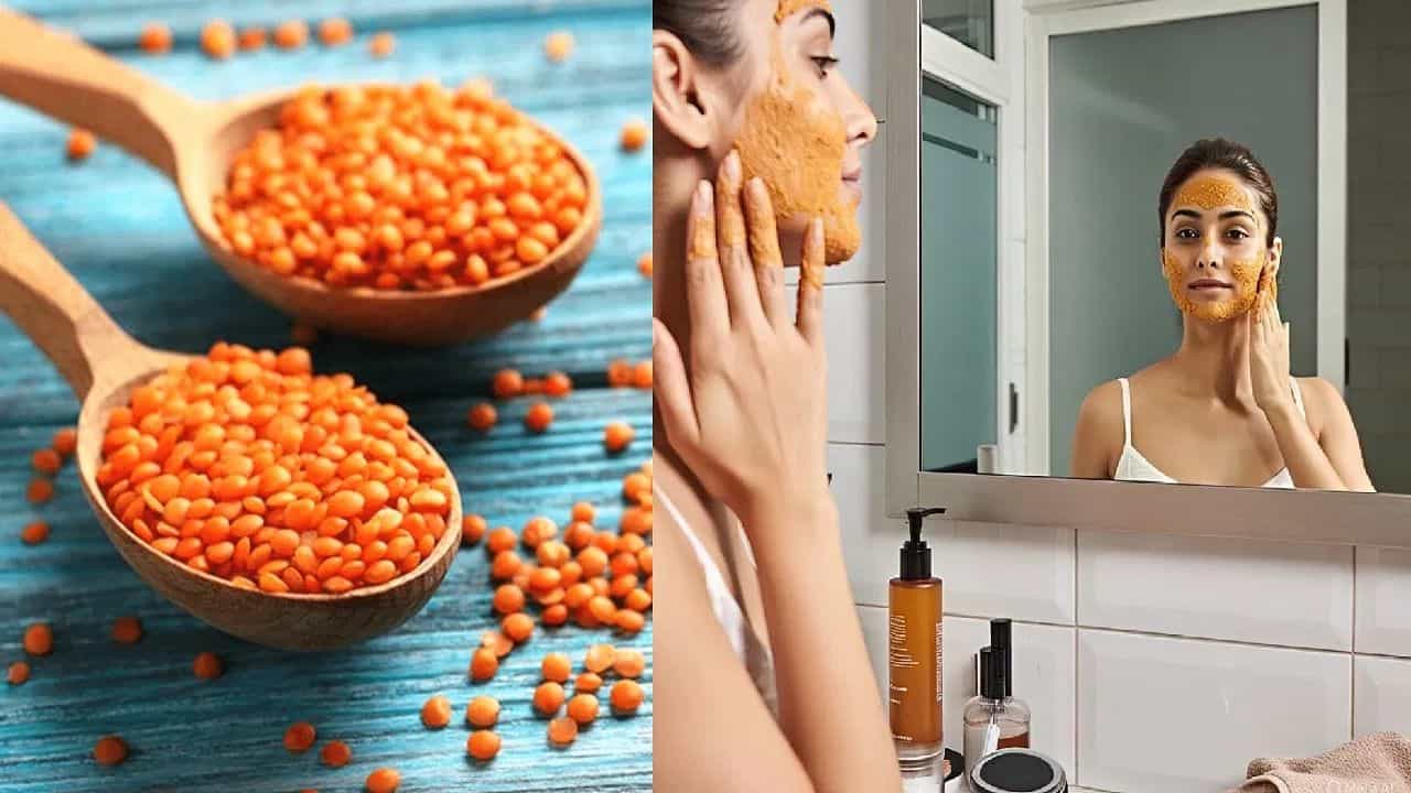 महागडे प्रोडक्टही होतील फेल, मसुर डाळीचा फेसपॅक वापरा, चेहरा ग्लो करेल