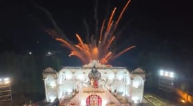 विवाह सोहळ्यात फटाक्यांच्या आतिषबाजीने गालबोट,पाच फोटोग्राफर जखमी.