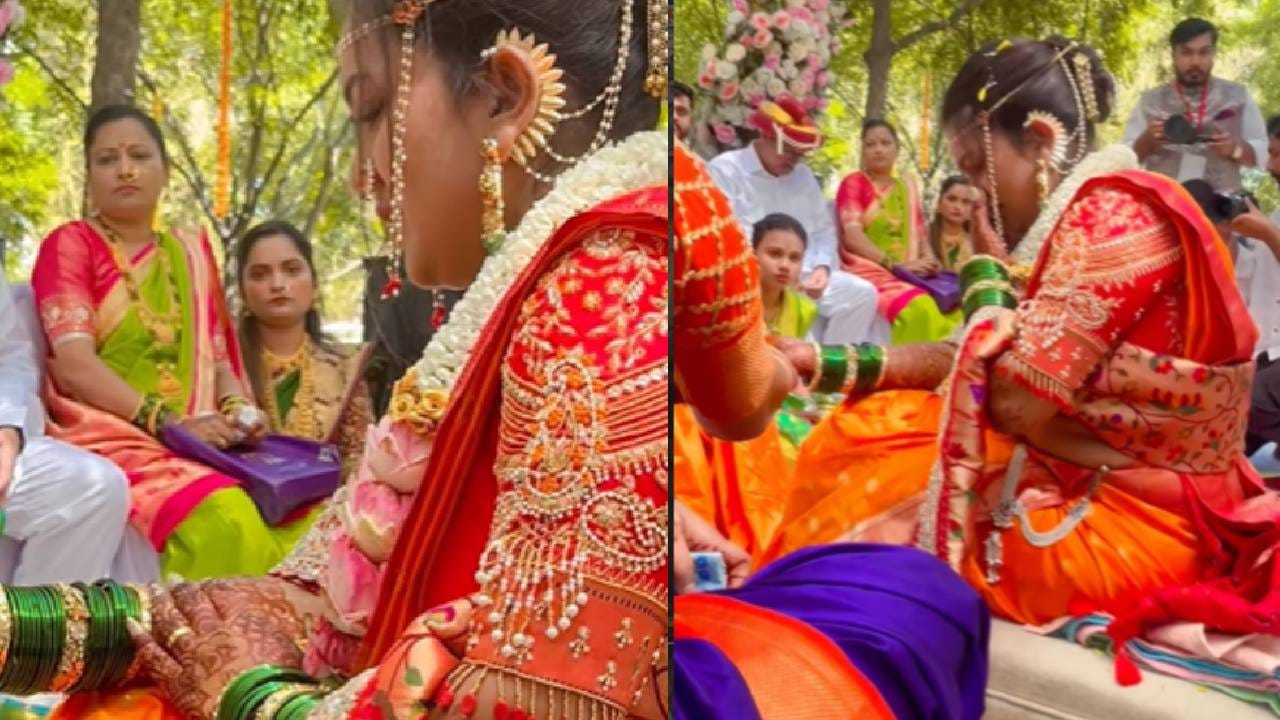 यावेळी त्यांची लेक ज्ञानेश्वरीला अश्रू अनावर झाले होते. तर मुलीच्या पाठवणीच्या विचाराने इंदोरीकर महाराज आणि पत्नीही भावूक झालेले दिसले. 