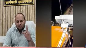 जेसीबीला लटकवलं, फरपटत नेलं आणि ... मुरूम माफियांचा तहसीलदारावर हल्ला.