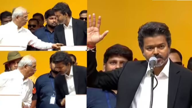 शपथ घेण्याचं सोडून विजय यांनी असं काही केलं; अखेर राज्यपालांनी रोखलं..
