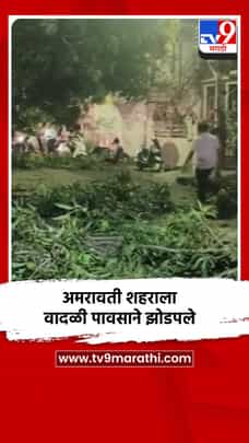 अमरावती शहराला वादळी पावसाने झोडपले-1686914