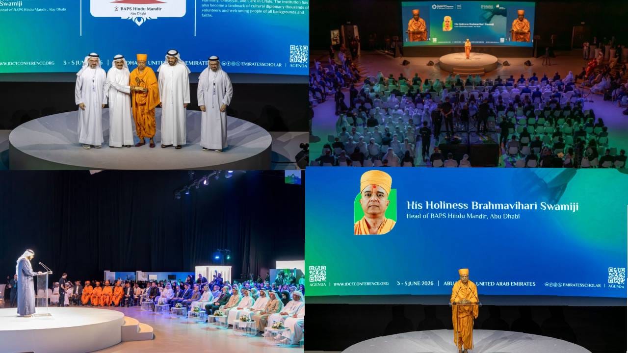 आपल्या भाषणाच्या समारोपात त्यांनी अत्यंत प्रेरणादायी संदेश दिला: “भविष्य केवळ अधिक बुद्धिमान यंत्रांमुळे घडणार नाही; ते अधिक सक्षम कुटुंबे, अधिक संवेदनशील हृदये आणि अधिक करुणामय समुदाय यांच्या माध्यमातून घडेल. आपल्याला फक्त AI Powered Families नव्हे, तर AI Empowered Families घडवायची आहेत” असं ते म्हणाले.  हा सन्मान BAPS हिंदू मंदिराच्या  जागतिक भूमिकेचे प्रतीक आहे, ज्याद्वारे ते विविध संस्कृती, समुदाय आणि देशांना एकत्र जोडत जगभरात शांतता, संवाद आणि मानवी एकतेची नवी प्रेरणा देत असतं. 