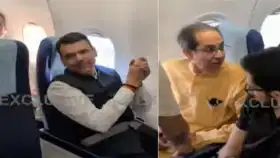 अखेर उद्धव ठाकरेंनी मौन सोडलं! विमान प्रवासादरम्यान फडणवीसांसोबत...