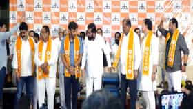 6 खासदारांचा पक्षप्रवेश होताच एकनाथ शिंदेंची मोठी घोषणा....