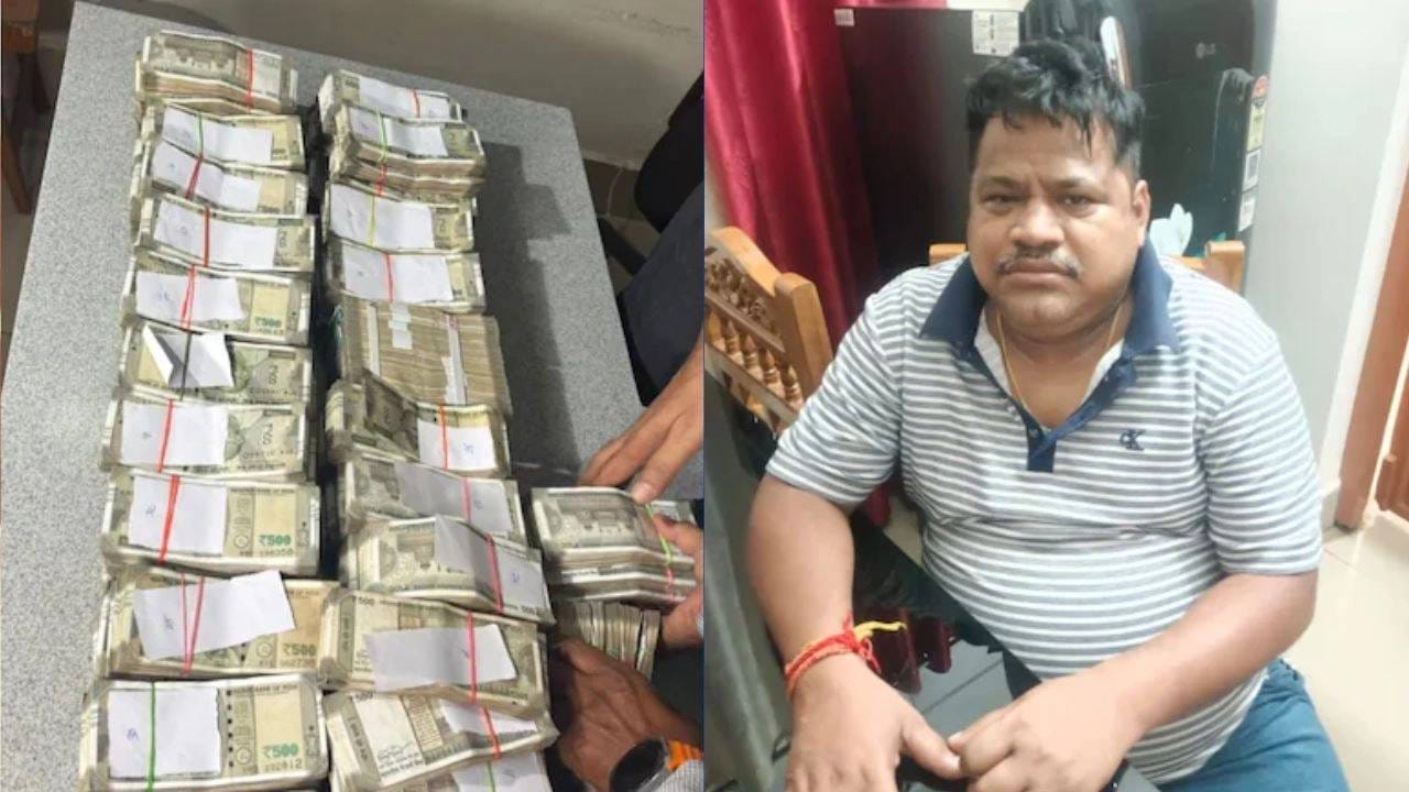 नोटा मोजता मोजता मशीन जॅम...पाच बंगले नि 14 प्लॉट... 6 हजार पगार घेणाऱ्या इंजिनिअरकडे सापडले घबाड नोटा मोजता मोजता मशीन जॅम...पाच बंगले नि 14 प्लॉट... 6 हजार पगार घेणाऱ्या इंजिनिअरकडे सापडले घबाड