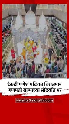 टेकडी गणेश मंदिरात विराजमान गणपती बाप्पाच्या सोंदर्यात भर-1683892