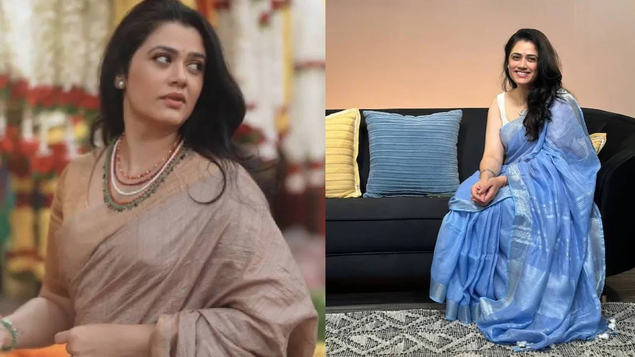 मराठी इंडस्ट्रीमध्ये 'अशीही बनवा बनवी' चित्रपटातील अभिनेत्री अश्विनी भावेंच्या लिंबू कलरच्या साडीनंतर जर कोणती साडी व्हायरल झाली असेल तर ती अभिनेत्री गिरिजा ओकची निळी साडी. पण गेल्या काही दिवसांपासून गिरिजा या साडीमध्ये दिसली नाही. त्यामुळे चाहत्यांना, तिची ती साडी तिनं कुठून खरेदी केली होती? ती साडी आता कुठे आहे? गिरिजाने त्या साडीचं आता काय केलं? असा प्रश्न पडत आहे. आता गिरिजाने यावर उत्तर दिले आहे.