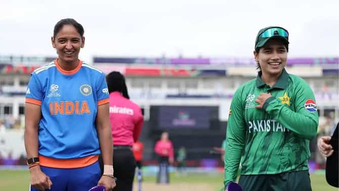 IND W vs PAK W: टी20 वर्ल्डकप स्पर्धेतही नो हँडशेक, हरमनप्रीत कौरने पाकिस्तानी कर्णधाराकडे केलं दुर्लक्ष