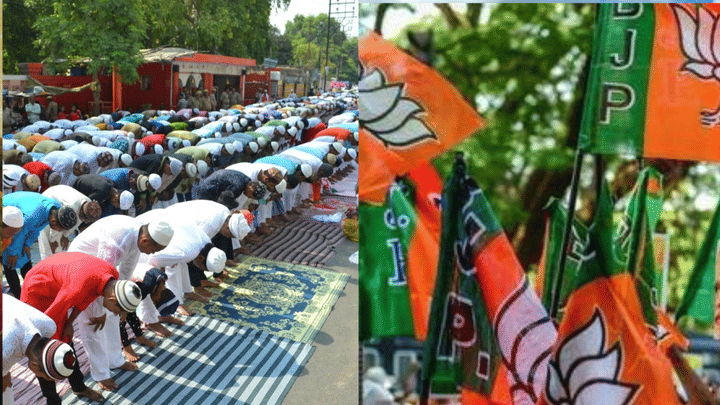 भर चौकात,रस्त्यावर नमाज पठणास बंदी घाला, भाजप नेत्याने थेट आयुक्तांना पत्र, ते प्रकरण नेमकं काय? भर चौकात,रस्त्यावर नमाज पठणास बंदी घाला, भाजप नेत्याने थेट आयुक्तांना पत्र, ते प्रकरण नेमकं काय?