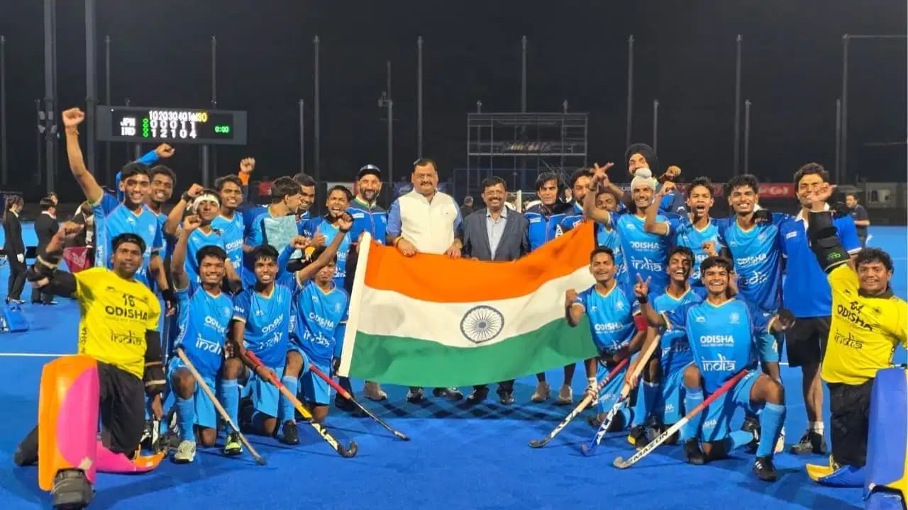 Mens U18 Asia Cup : हॉकी टीम इंडिया आशिया चॅम्पियन, फायनलमध्ये जपानचा 4-1 ने धुव्वा