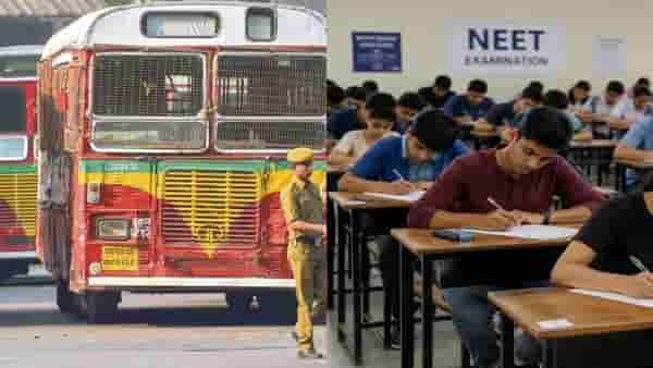 इतर राज्यात रविवारच्या Neet परीक्षेसाठी स्पेशल बसेस, मुंबईत बेस्ट संपावर अद्यापही तोडगा नाही...