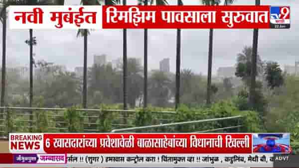 Navi Mumbai Rain | अखेर मुंबईनंतर नवी मुंबईत पावसाची दमदार एंट्री! उकाड्याने हैराण नागरिकांना मोठा दिलासा