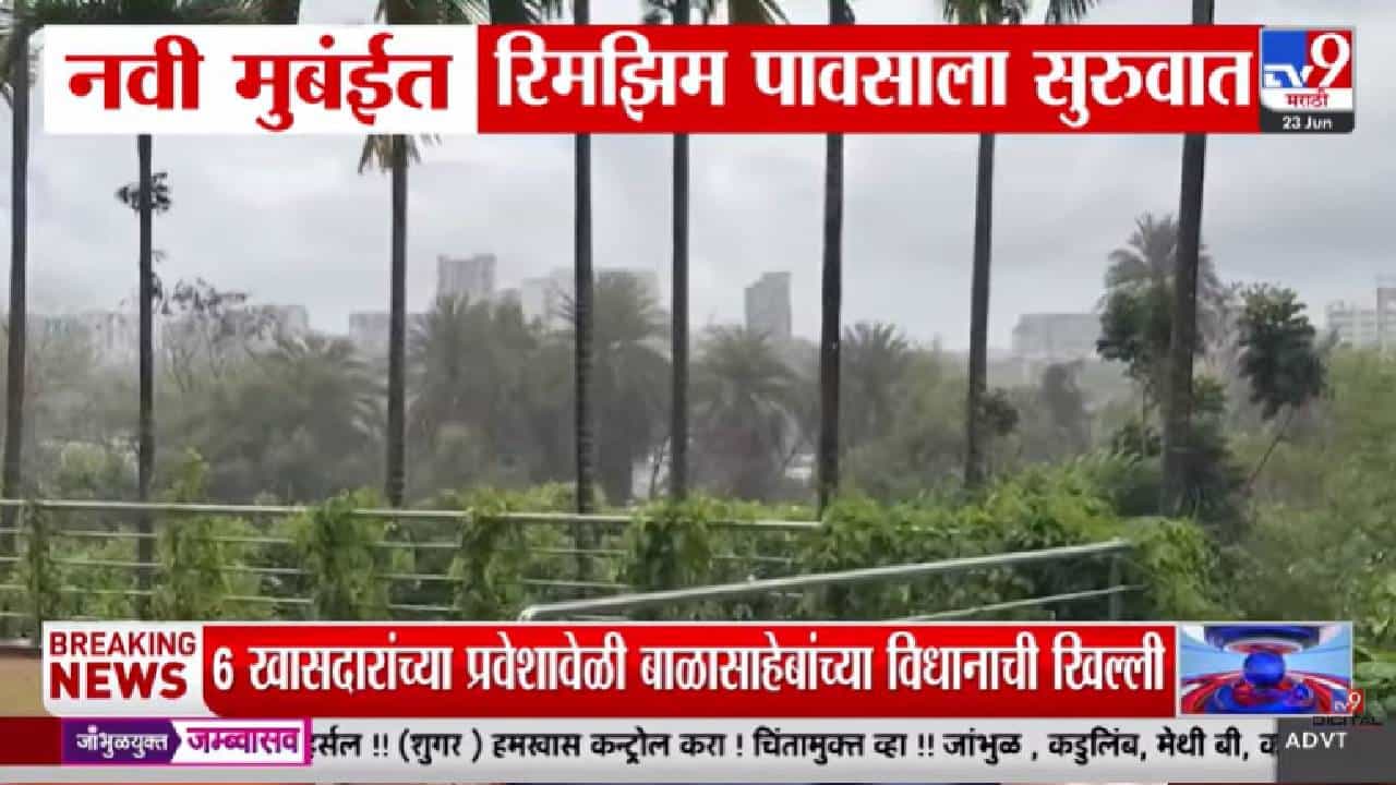 Navi Mumbai Rain | अखेर मुंबईनंतर नवी मुंबईत पावसाची दमदार एंट्री! उकाड्याने हैराण नागरिकांना मोठा दिलासा
