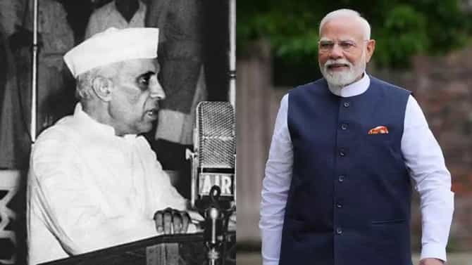 जवाहरलाल नेहरू आणि नरेंद्र मोदी यांच्या कार्यकाळातील फरक काय? अर्थव्यवस्था, प्रशासन, आव्हानांचा सविस्तर आढावा