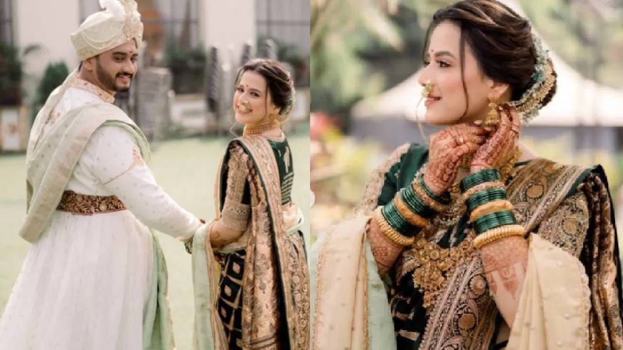 'स्वराज्यरक्षक संभाजी’ मालिकेतून घराघरांत पोहोचलेली, सर्वांची लाडकी अभिनेत्री म्हणजे प्राजक्ता गायकवाड. सध्या ' पाठराखीण ' या मालिकेत झळकणाऱ्या प्राजक्ताचा काही महिन्यापूर्वी, डिसेंबरमध्ये विवाह झाला. तिची हळद, मेहंदी, लग्नसमारंभाचे फोटो खूप व्हायरल झाले. लग्नानंतरही प्राजक्ता सोशल मीडियावर सक्रीय असते, चाहत्यांना अपडेट्स देत असते. ( All Photos : Instagram)  