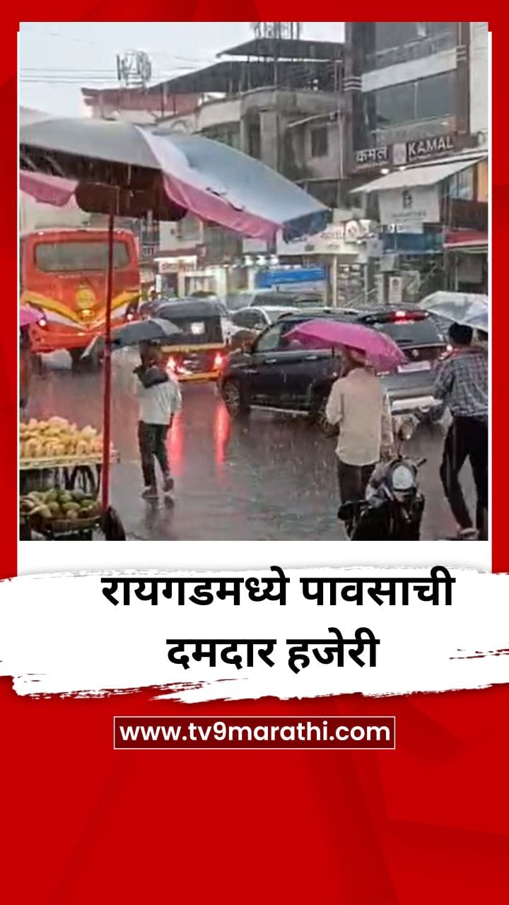 रायगडमध्ये पावसाची हजेरी, शेतकऱ्यांची चिंता मिटली-1700258