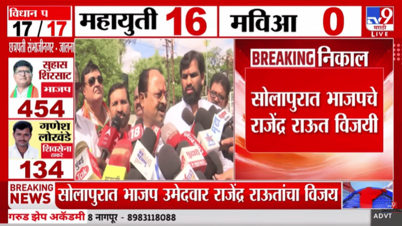 सोलापूरात भाजपसाठी Good News; राष्ट्रवादी शरदचंद्र पवार गटातील बड्या नेत्याचा पराभव करत दणदणीत विजय