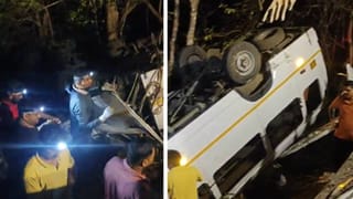 किर्र अंधार, पाऊस आणि किंचाळ्या… राजगडावर दरीत ट्रॅव्हल्स कोसळली! मध्यरात्री मोठा थरार, सर्वच हादरले
