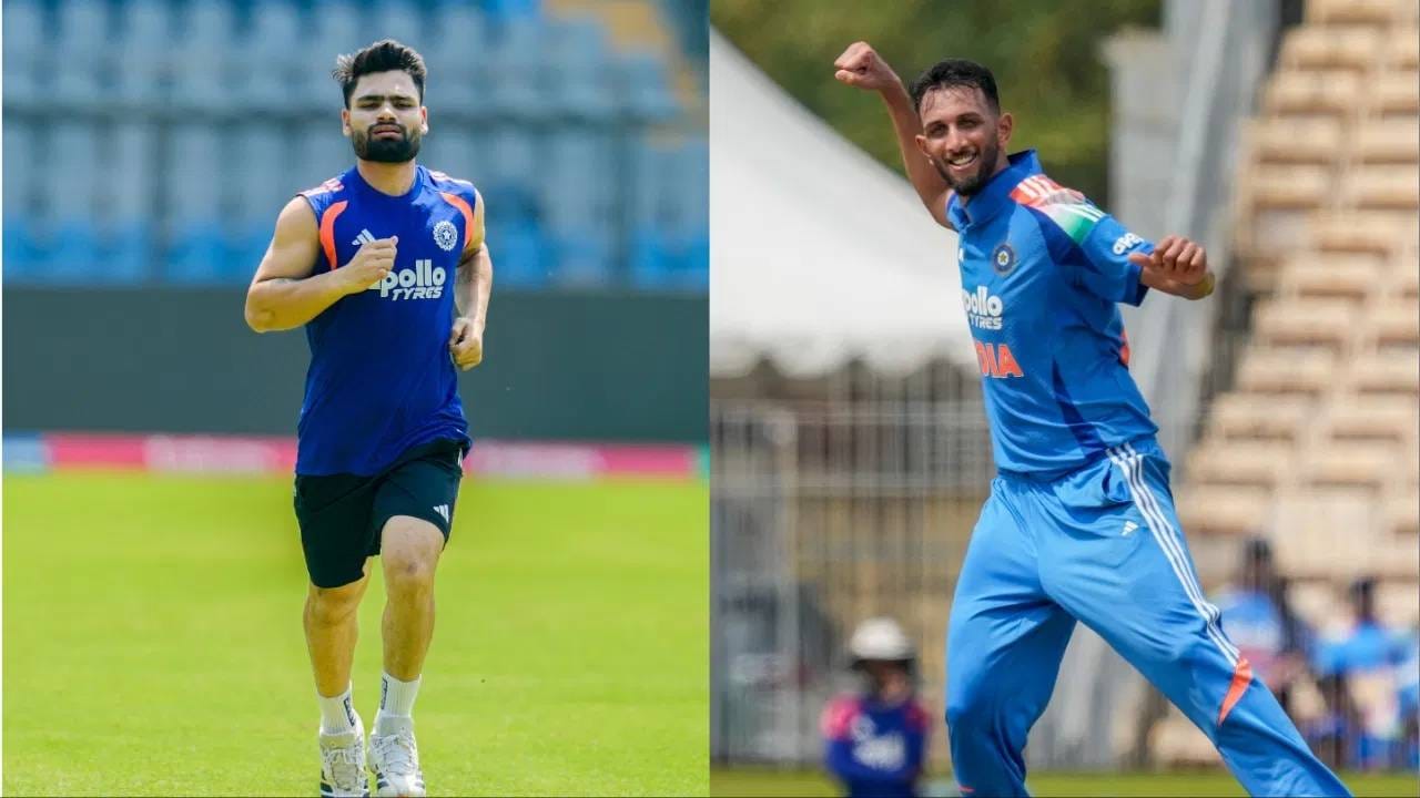 भारतीय संघ 2023 मध्ये आयर्लंड दौऱ्यावर गेला होता. तेव्हा या दौऱ्यात आयर्लंडविरुद्ध खेळताना डबलिनमध्ये रिंकु सिंह आणि प्रसिद्ध कृष्णा यांनी पदार्पण केलं होतं. या दोघांच्या पदार्पणानंतर भारतासाठी आंतरराष्ट्रीय टी20 सामने खेळणारे 106 आणि 107 वे खेळाडू ठरले होते. (Photo: PTI)