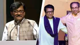 मोठी बातमी, संजय राऊत अचानक राज ठाकरेंच्या शिवतीर्थावर.