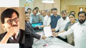 Sanjay Raut : सचिन अहिरांनी ठाकरेंची साथ सोडताच संजय राऊत यांची चारओळीची प्रतिक्रिया, म्हणाले, बेईमानीचा कीडा...