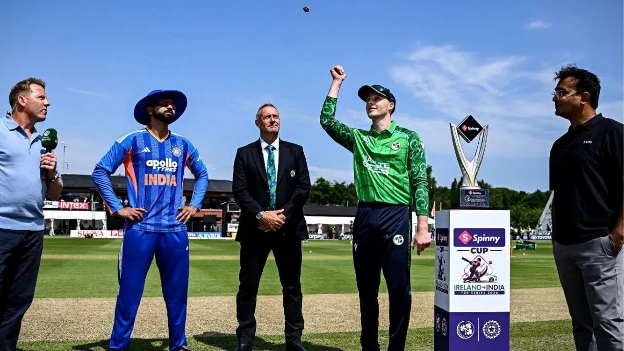 टी20 वर्ल्डकप 2026 स्पर्धेनंतर भारताची कमान सूर्यकुमार यादवकडून श्रेयस अय्यरच्या खांद्यावर दिली गेली आहे. त्याच्या नेतृत्वात भारतीय संघाचा आयर्लंड दौरा होत आहे. पण त्याच्या नेतृत्वात भारताची खराब आणि निराशाजनक सुरूवात झाली. (PHOTO CREDIT- GETTY)
