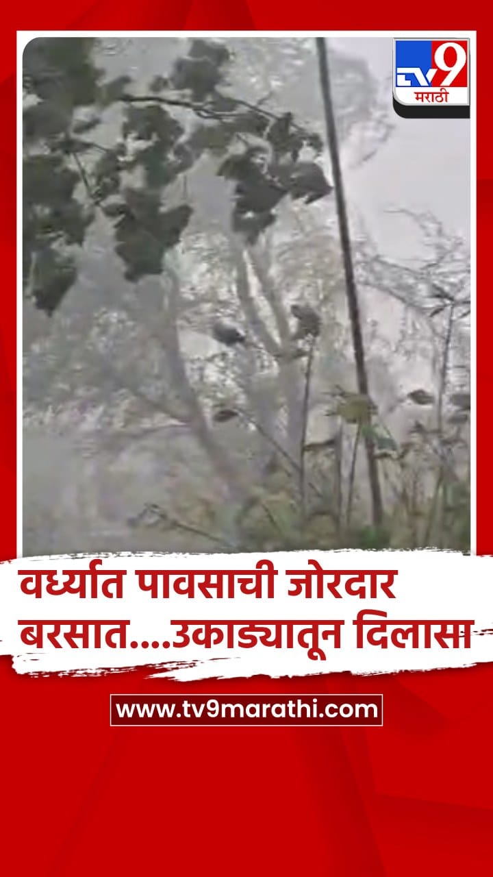 वर्धा शहरासह विविध भागात जोरदार पावसाची जोरदार हजेरी-1689996