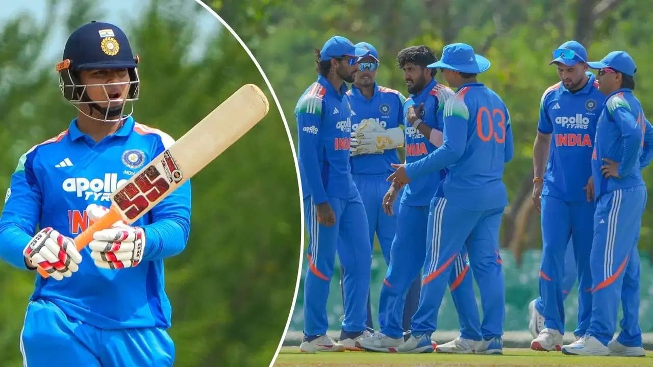 INDA vs SLA : वैभव सूर्यवंशीकडून लंका दहन, टीम इंडिया चॅम्पियन, श्रीलंकेचा 66 धावांनी धुव्वा INDA vs SLA : वैभव सूर्यवंशीकडून लंका दहन, टीम इंडिया चॅम्पियन, श्रीलंकेचा 66 धावांनी धुव्वा