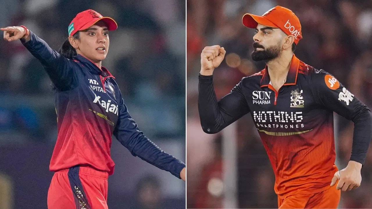 आरसीबीच्या या विजयाच्या यशात 18 नंबरच्या जर्सीचं खास योगदान आहे. दोन्ही संघात 18 नंबर खास कनेक्शन आहे. आरबीसीला वुमन्स प्रीमियर लीग आणि आयपीएल स्पर्धेत जेतेपद मिळवून देण्यात 18 नंबर जर्सीचा सिंहाचा वाटा आहे. (PHOTO CREDIT- PTI)