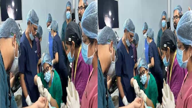 थोडी जरी चूक झाली असती तर... खेळता खेळता शेंगदाणा खाल्ला अन् फुफ्फुसातच... नागपुरातील विचित्र घटना