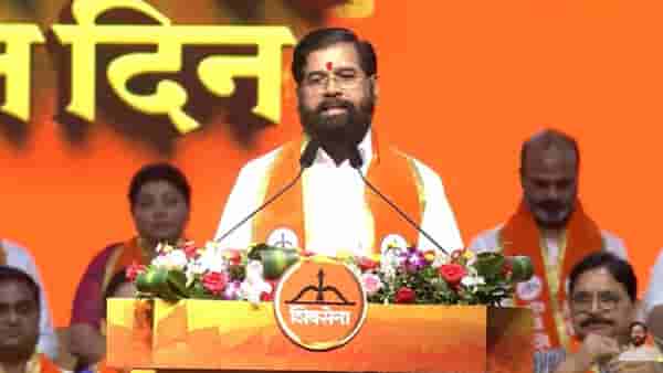एकनाथ शिंदेंच्या भर सभेतील विधानाने खळबळ, बंडखोर खासदारांवर मोठं भाष्य; म्हणाले वाघ नेहमी...