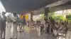 ट्रेन उशिरा आली म्हणून परिक्षेला जाणारे विद्यार्थी संतापले, केली दगडफेक.. थेट IG घायाळ